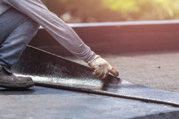Professional Basement Waterproofing technician working in Iron Ridge, WI